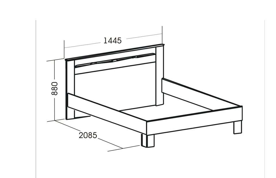 Кровать «Женева» 1400