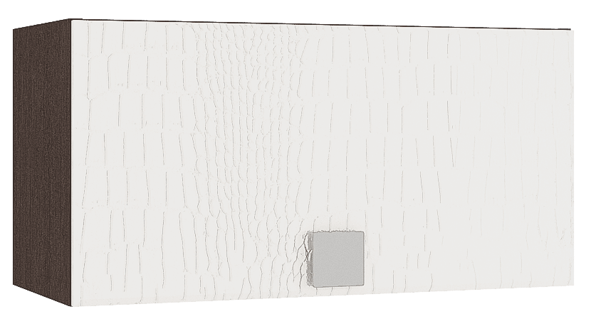 Шкаф навесной «Анастасия» АН-5К венге/крокодил белый