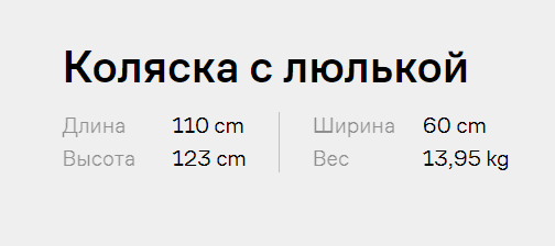 Коляска «Anex» 2in1 m/type Iron